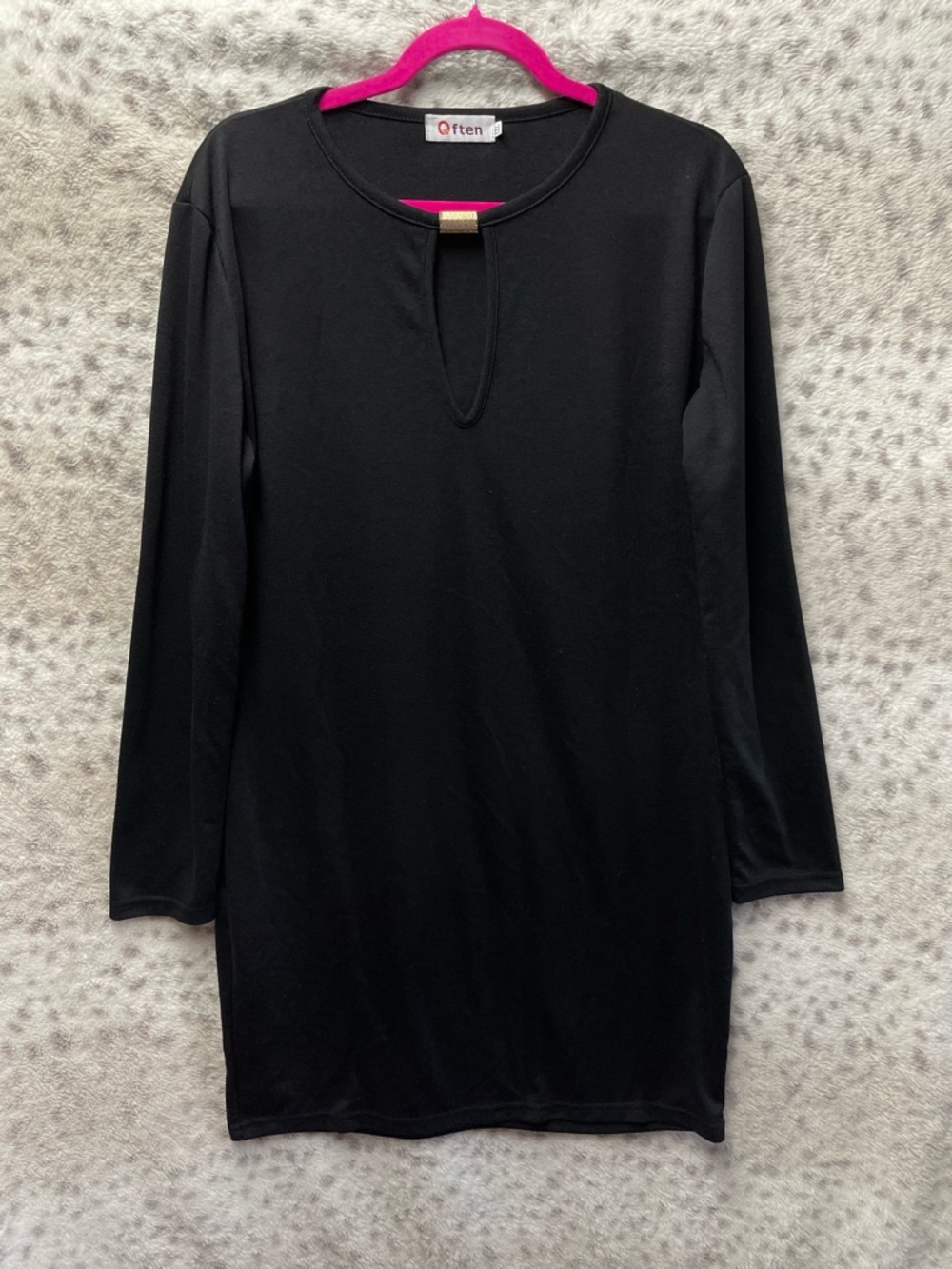OFTEN PEEKABOO BUST DRESS
